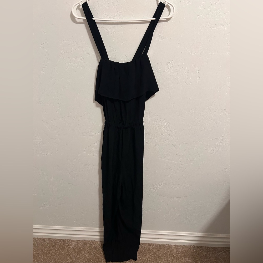 XXS Madewell Black Sleeveless Jumpsuit